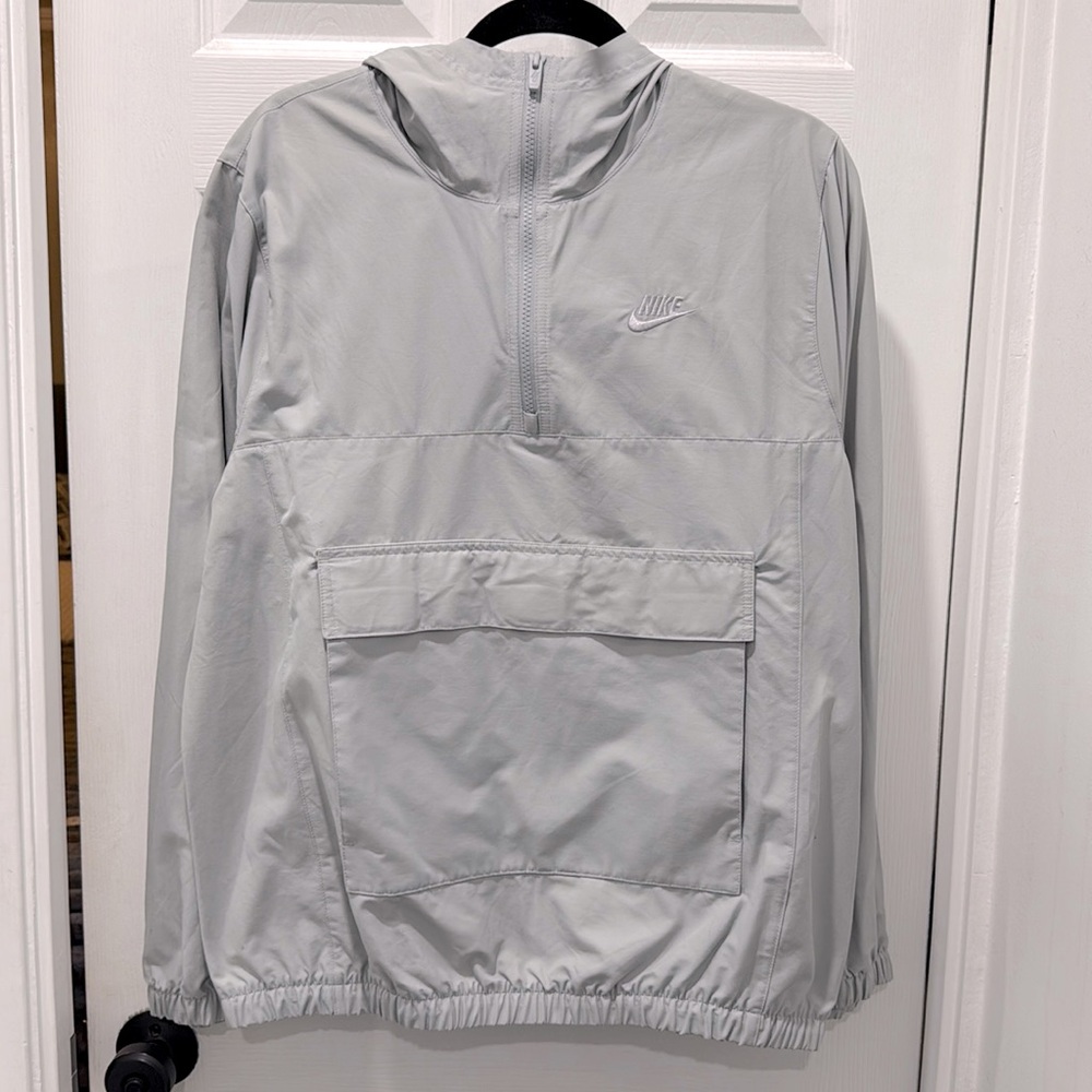 Nike Mock Half Zip Hooded Pullover Jacket